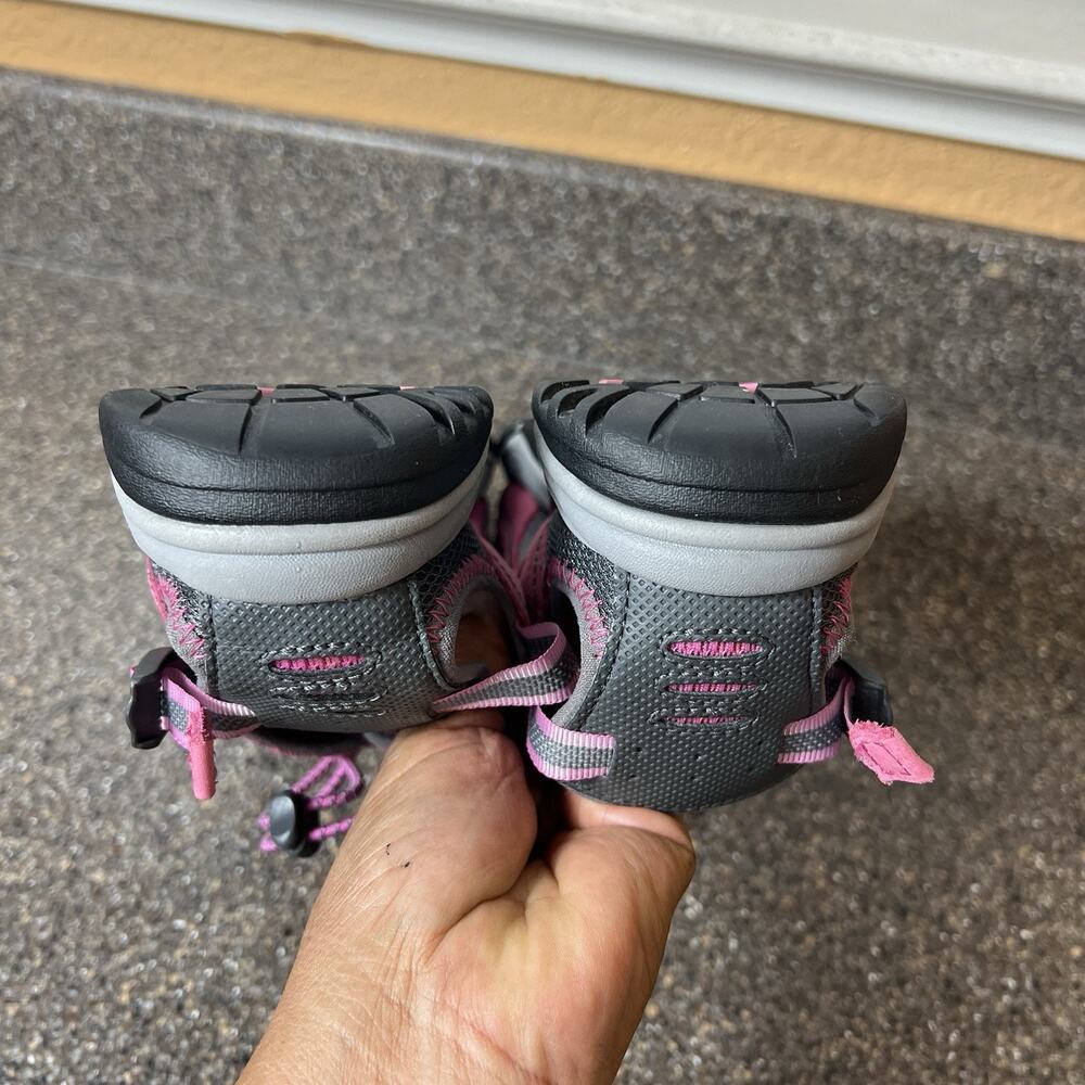 Timberland Sport Sandals Womens 9.5M Fisherman Pink Leather Comfort Hiking Shoes - Picture 8 of 12